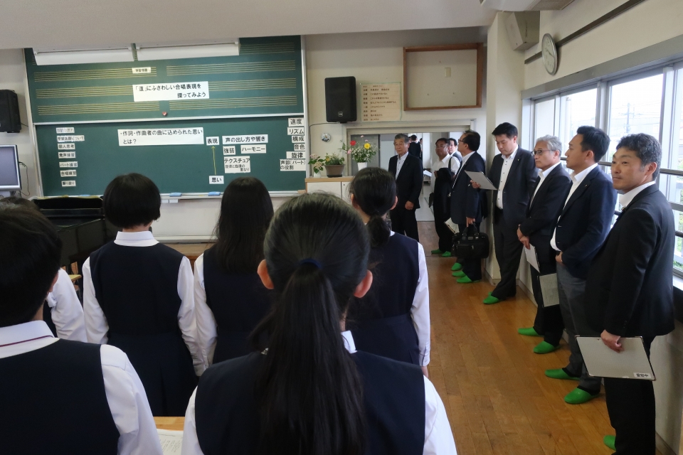 令和元年5/28｜【高知市方面】高知市立愛宕中学校の写真２